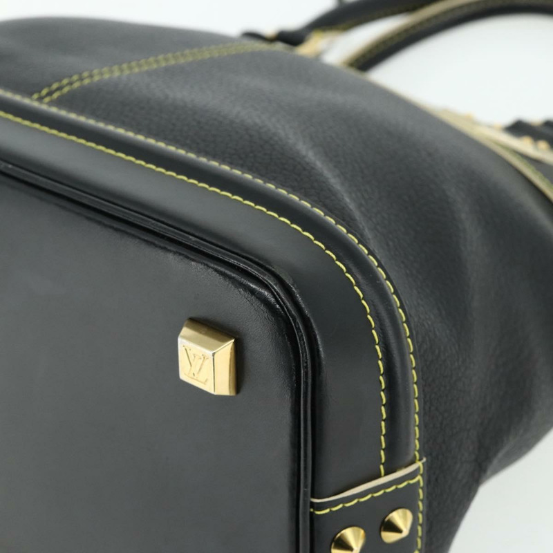 【日本直送】路易威登 Suhari Lockit PM 手提包 黑色皮革 M91888 LV 正品 ka4094A-7