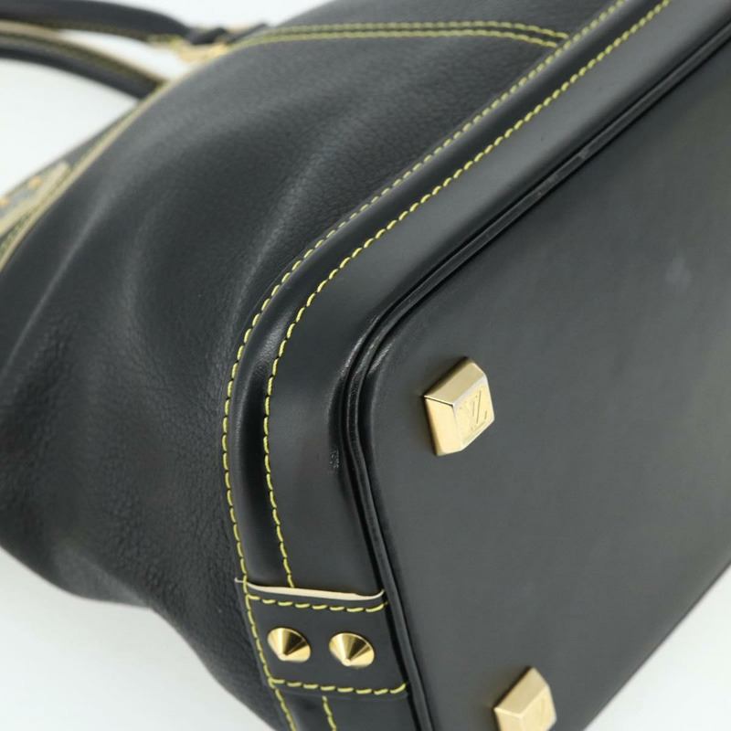【日本直送】路易威登 Suhari Lockit PM 手提包 黑色皮革 M91888 LV 正品 ka4094A-14