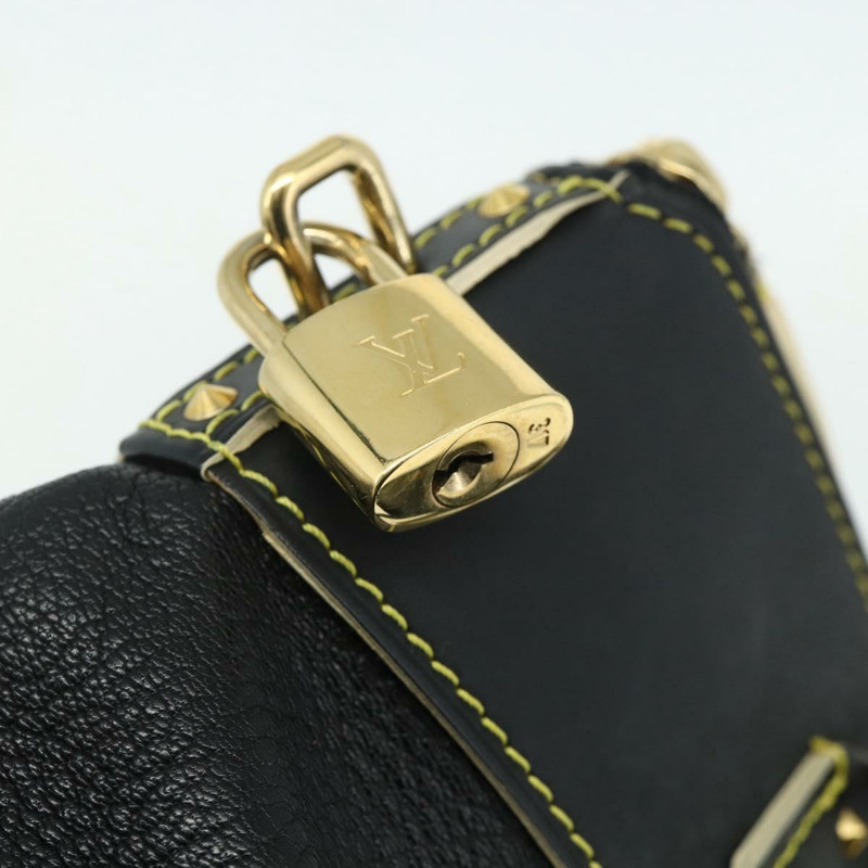 【日本直送】路易威登 Suhari Lockit PM 手提包 黑色皮革 M91888 LV 正品 ka4094A-17