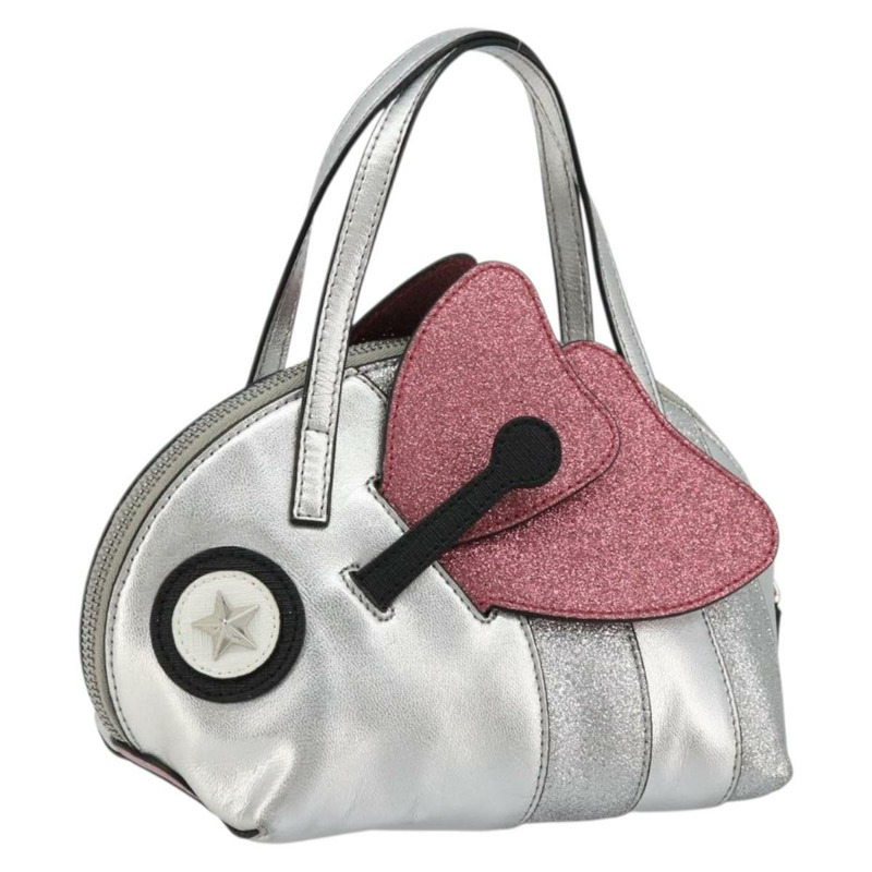 【日本直送】GUCCI 兒童手提包 皮革 銀色 正品 177083A-0