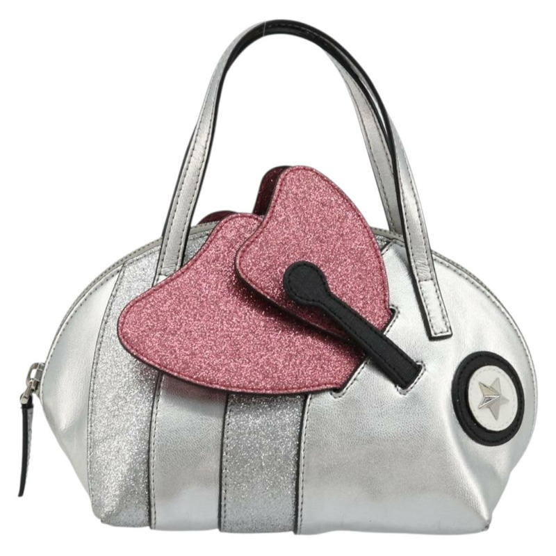 【日本直送】GUCCI 兒童手提包 皮革 銀色 正品 177083A-1