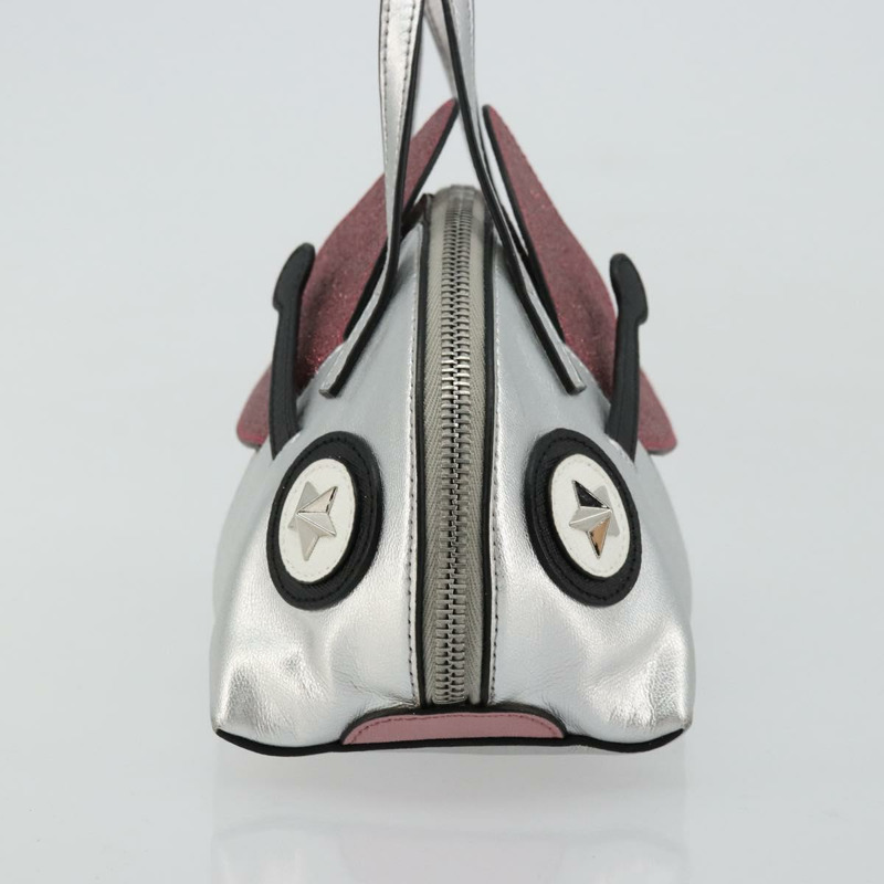 【日本直送】GUCCI 兒童手提包 皮革 銀色 正品 177083A-3