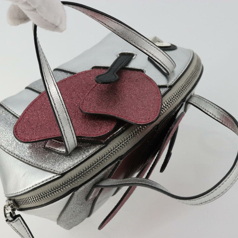 【日本直送】GUCCI 兒童手提包 皮革 銀色 正品 177083A-5