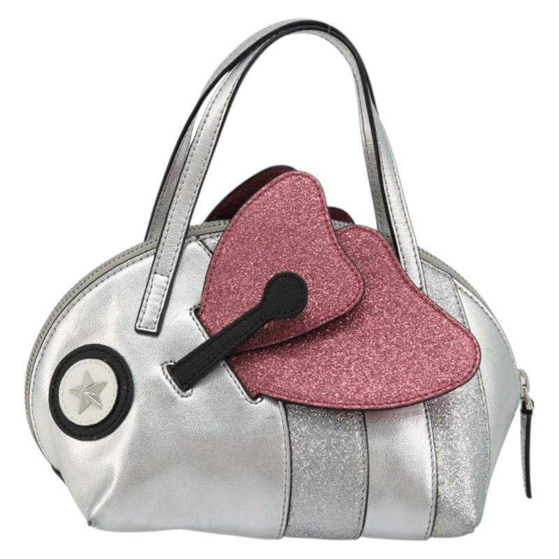 【日本直送】GUCCI 兒童手提包 皮革 銀色 正品 177083A-12