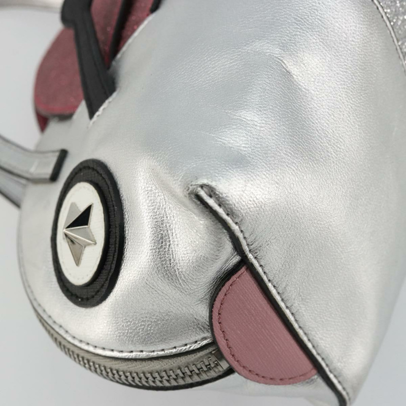 【日本直送】GUCCI 兒童手提包 皮革 銀色 正品 177083A-13