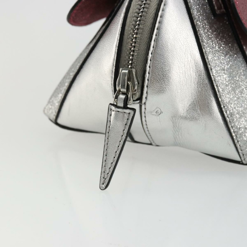 【日本直送】GUCCI 兒童手提包 皮革 銀色 正品 177083A-16