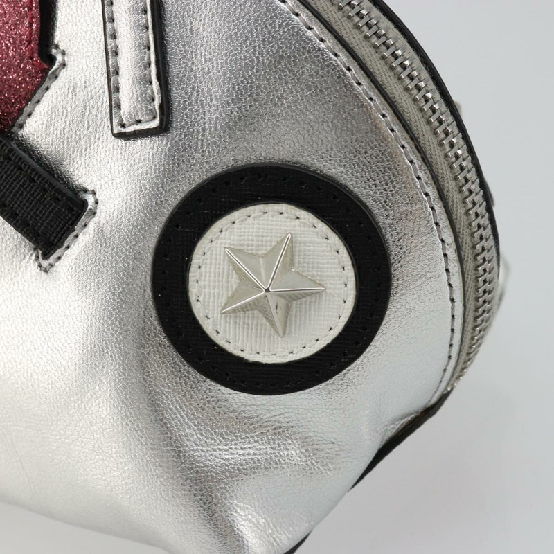 【日本直送】GUCCI 兒童手提包 皮革 銀色 正品 177083A-17