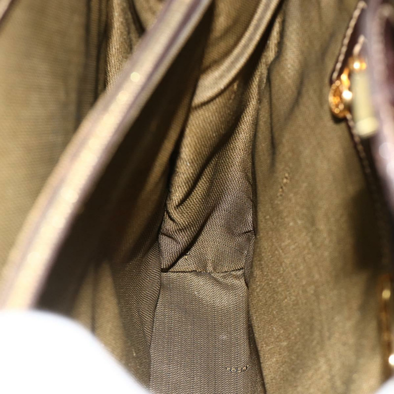 【日本直送】FENDI Zucca帆布手提包 黑色棕色 正品 177096A-17