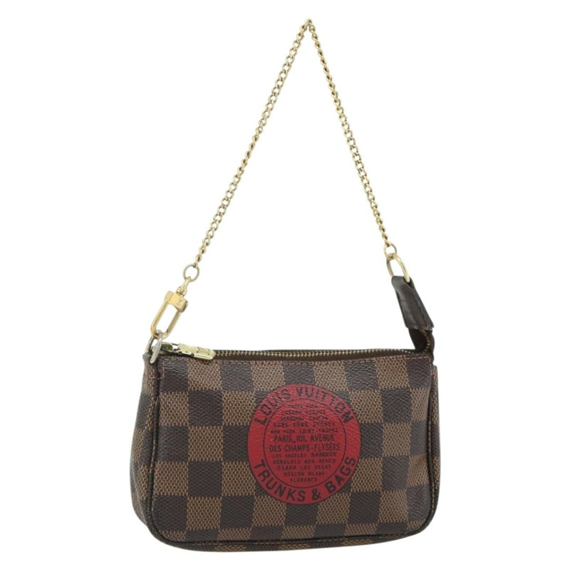 【日本直送】路易威登 Damier Ebene T&B 迷你手拿包配件 N58011 LV 正品 177106A-0