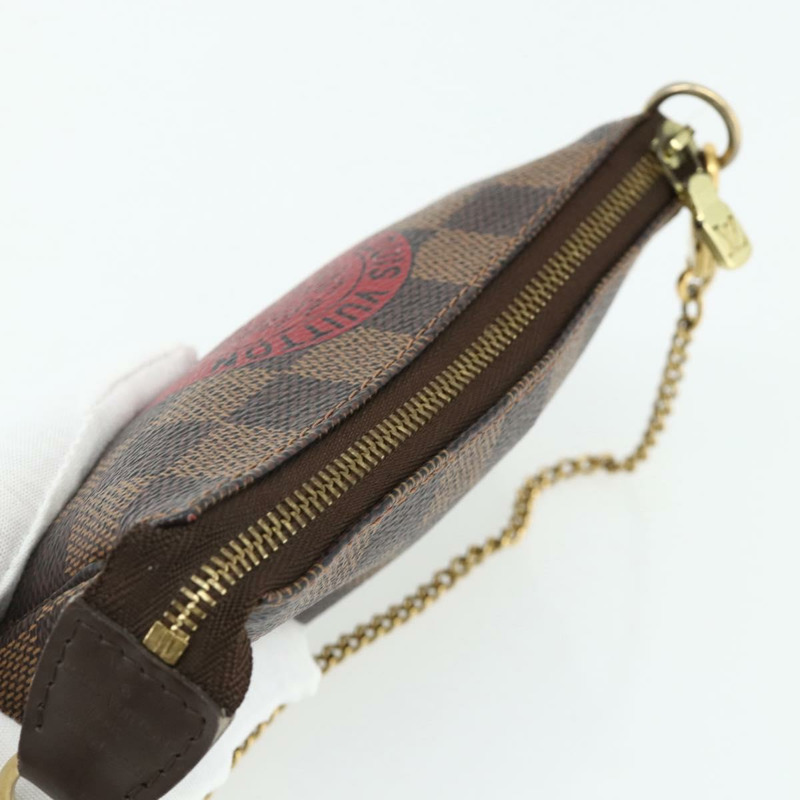 【日本直送】路易威登 Damier Ebene T&B 迷你手拿包配件 N58011 LV 正品 177106A-5