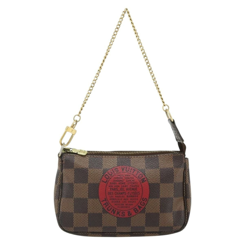 【日本直送】路易威登 Damier Ebene T&B 迷你手拿包配件 N58011 LV 正品 177106A-12