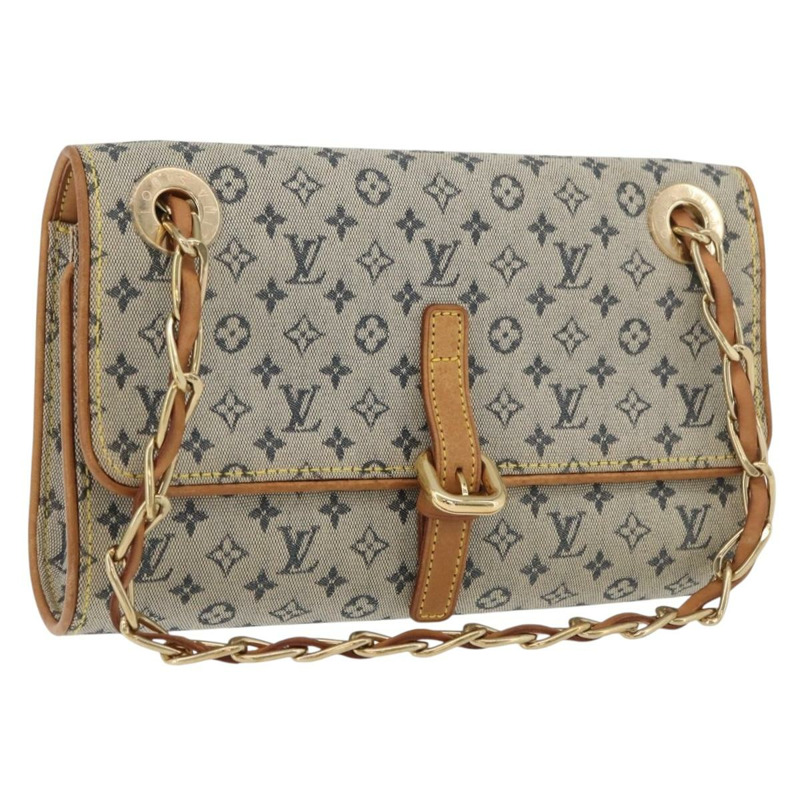 【日本直送】路易威登 Monogram Mini Camille 鏈條單背包 藍色 M92002 正品 177432A-0