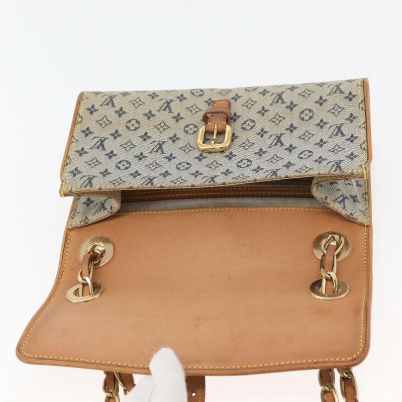【日本直送】路易威登 Monogram Mini Camille 鏈條單背包 藍色 M92002 正品 177432A-8