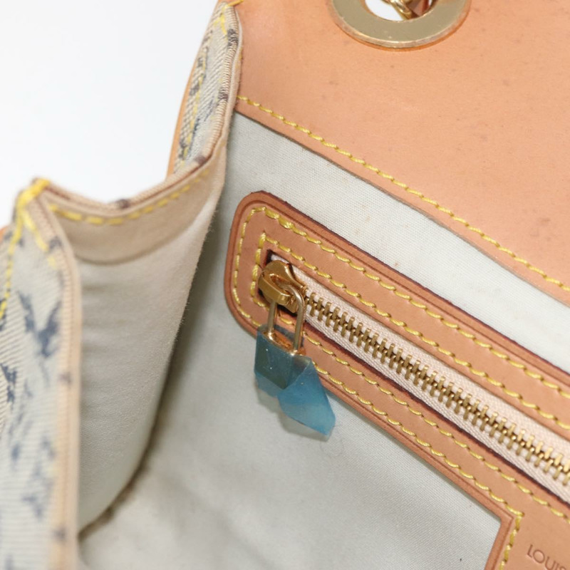 【日本直送】路易威登 Monogram Mini Camille 鏈條單背包 藍色 M92002 正品 177432A-21
