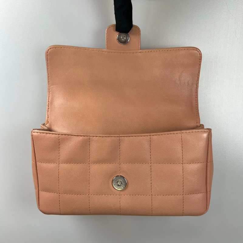 CHANEL 山茶花鏈條包羊皮粉 A16780/保卡款11開-6