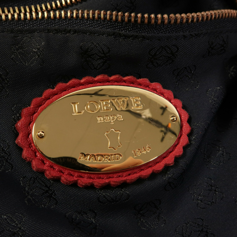 LOEWE 羊皮皮革Mistral肩背袋-7