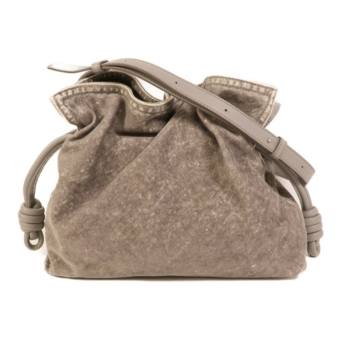LOEWE 牛仔布Flamenco Medium肩背袋