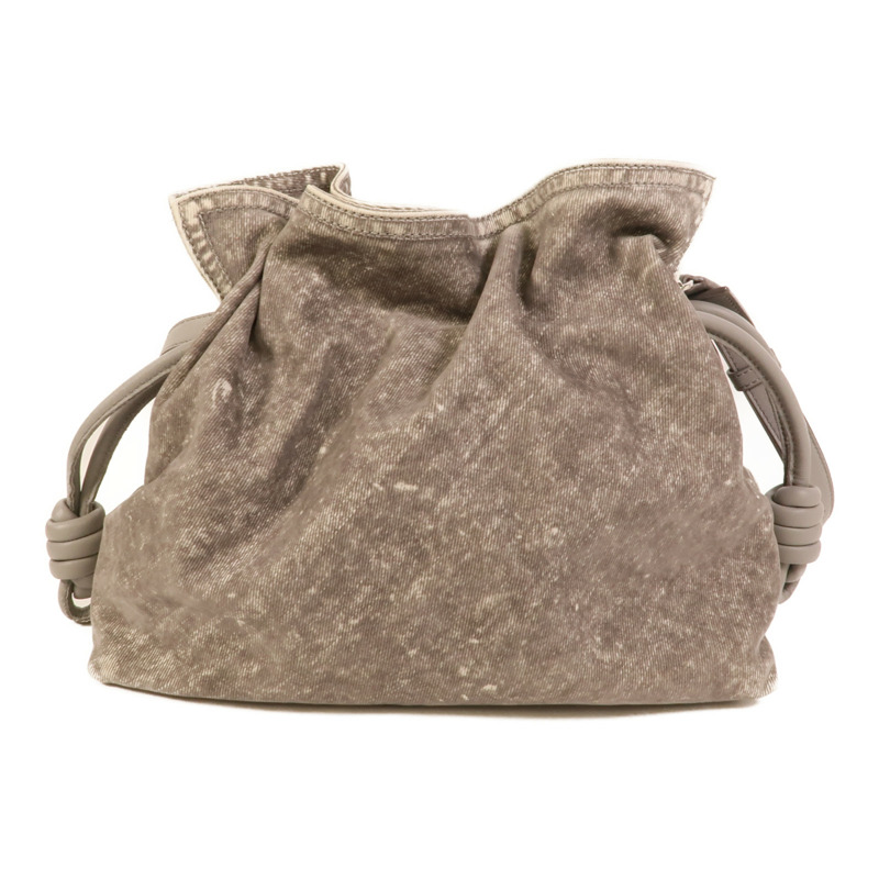 LOEWE 牛仔布Flamenco Medium肩背袋-1
