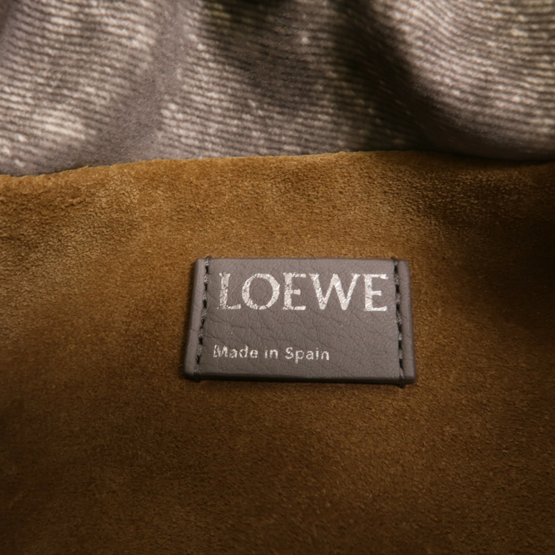LOEWE 牛仔布Flamenco Medium肩背袋-6