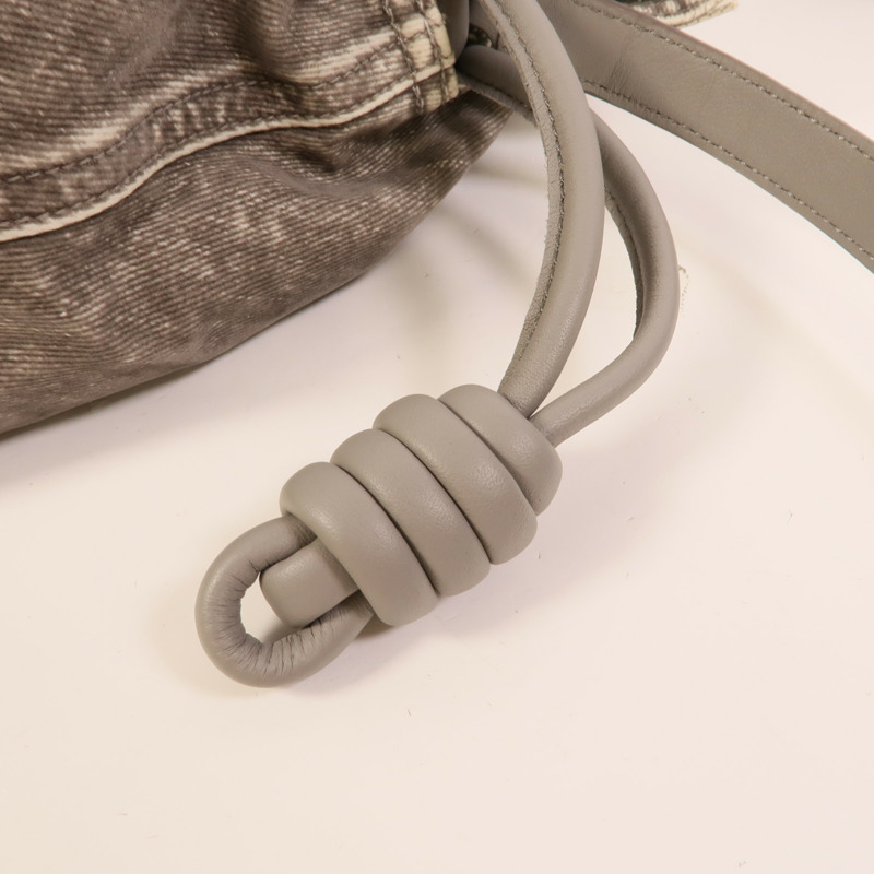 LOEWE 牛仔布Flamenco Medium肩背袋-8
