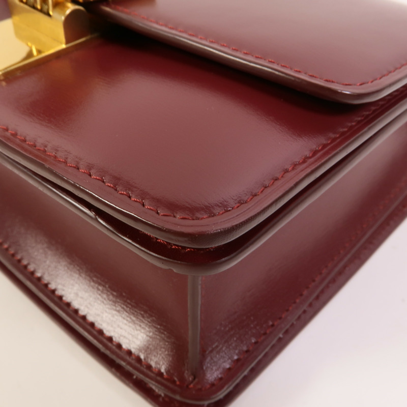 CELINE 牛皮皮革Classic Box Small肩背袋-9