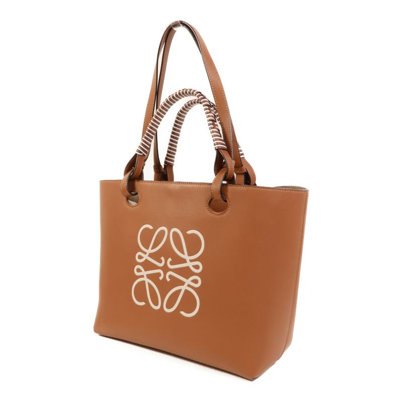 LOEWE 牛皮皮革Anagram Tote Small手挽肩背兩用袋-2