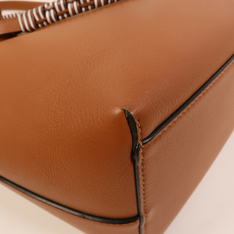 LOEWE 牛皮皮革Anagram Tote Small手挽肩背兩用袋-11