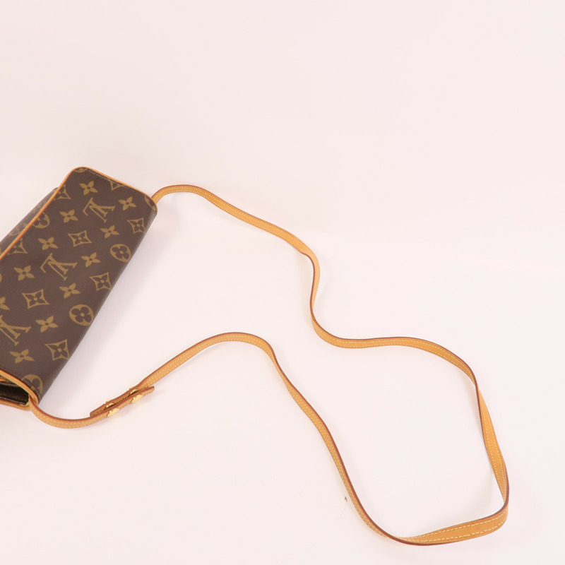 LOUIS VUITTON Monogram Pochette Twin GM肩背袋-5