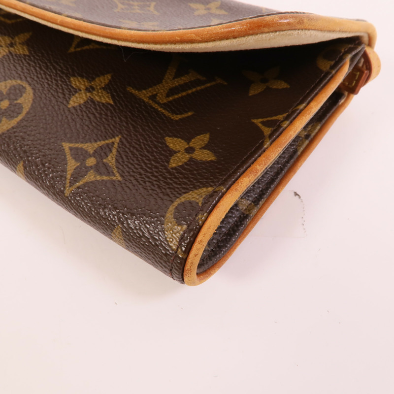 LOUIS VUITTON Monogram Pochette Twin GM肩背袋-9