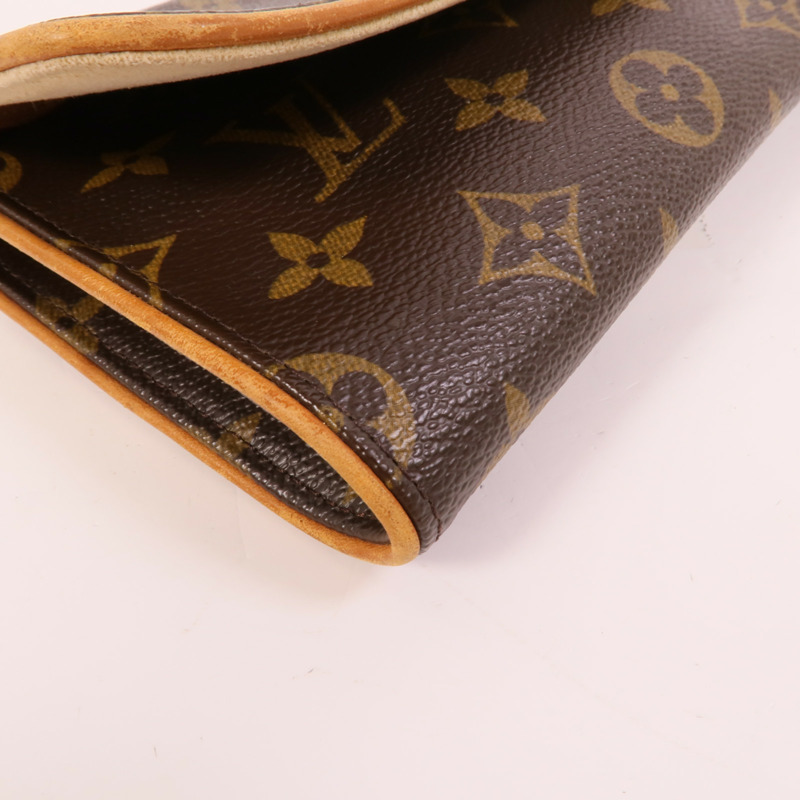 LOUIS VUITTON Monogram Pochette Twin GM肩背袋-12