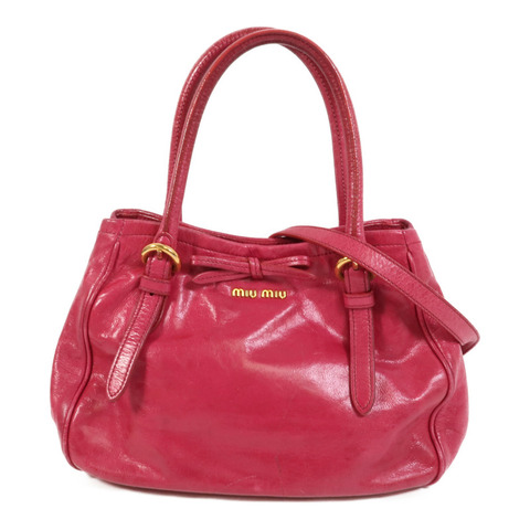 Miu Miu 牛皮皮革2 Way Shoulder手挽肩背兩用袋