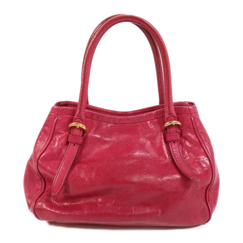 Miu Miu 牛皮皮革2 Way Shoulder手挽肩背兩用袋-1
