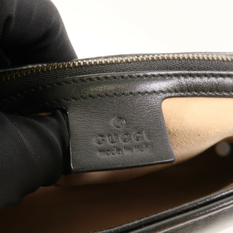 GUCCI 牛皮皮革GG Marmont Medium鏈帶肩背袋-7