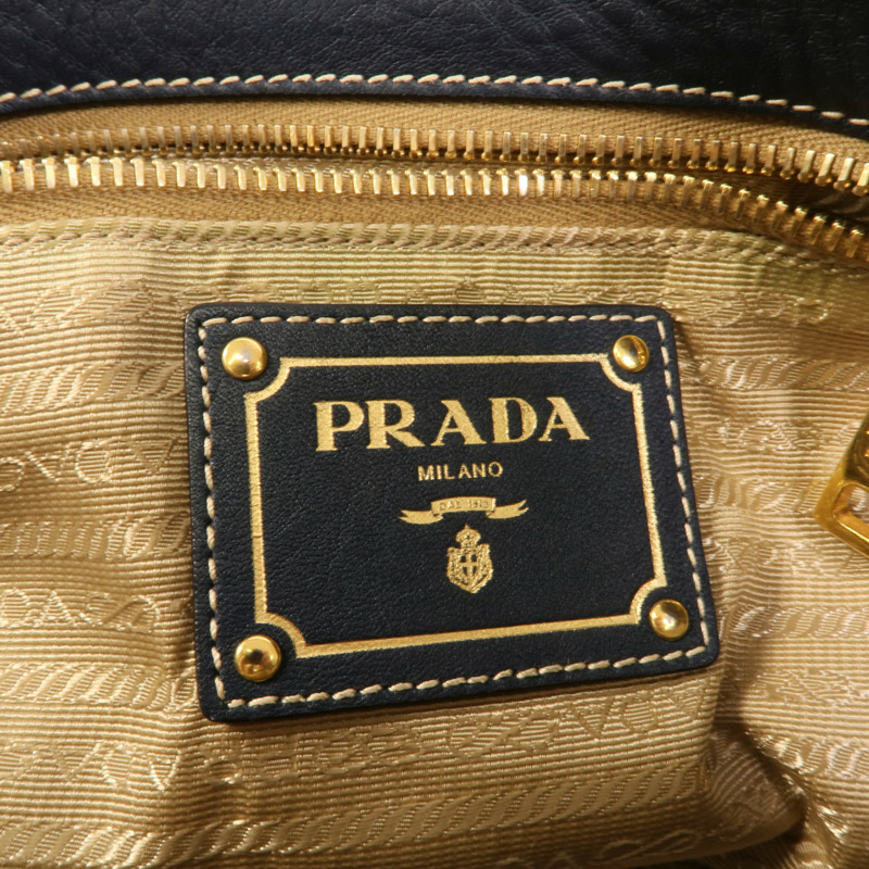 PRADA 牛皮皮革Shoulder Bag肩背袋-9
