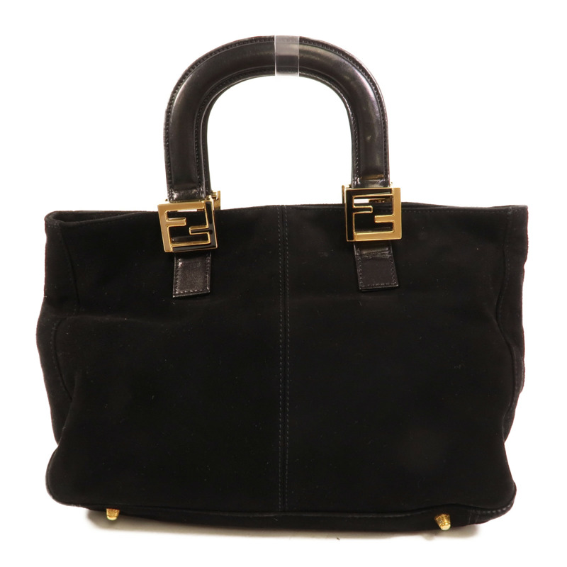 FENDI 麂皮皮革Hand Bag手挽袋-1