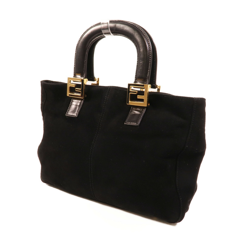 FENDI 麂皮皮革Hand Bag手挽袋-2