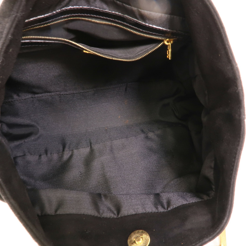 FENDI 麂皮皮革Hand Bag手挽袋-4