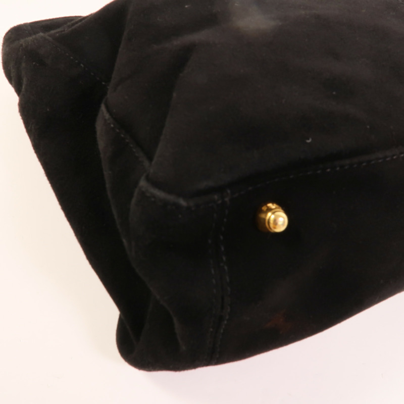 FENDI 麂皮皮革Hand Bag手挽袋-11