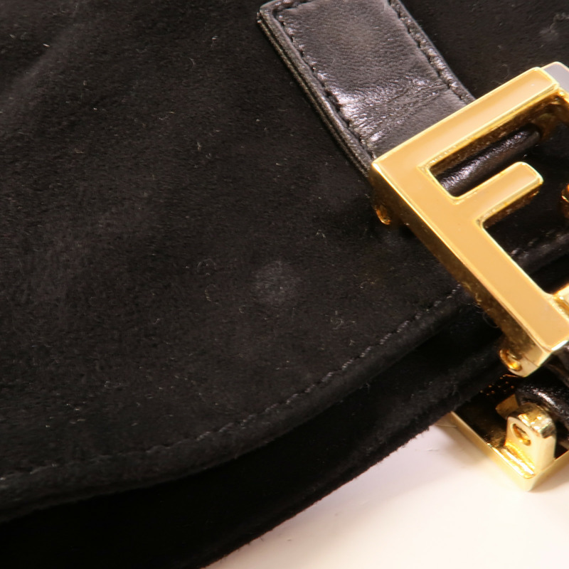FENDI 麂皮皮革Hand Bag手挽袋-13