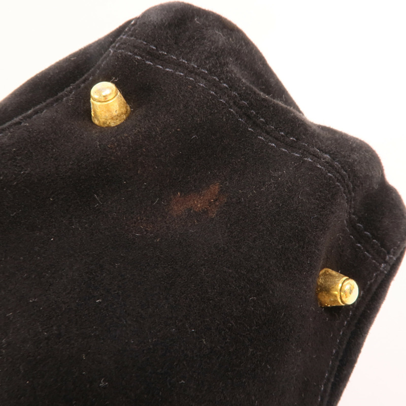 FENDI 麂皮皮革Hand Bag手挽袋-14