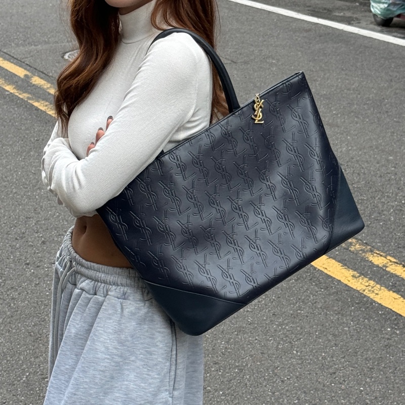 【極新🎁】 YSL 聖羅蘭 “YSL壓紋老花” 肩背包 （專櫃98,000）-19