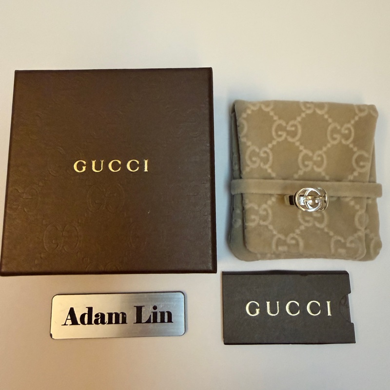 Gucci 經典雙G戒指-1