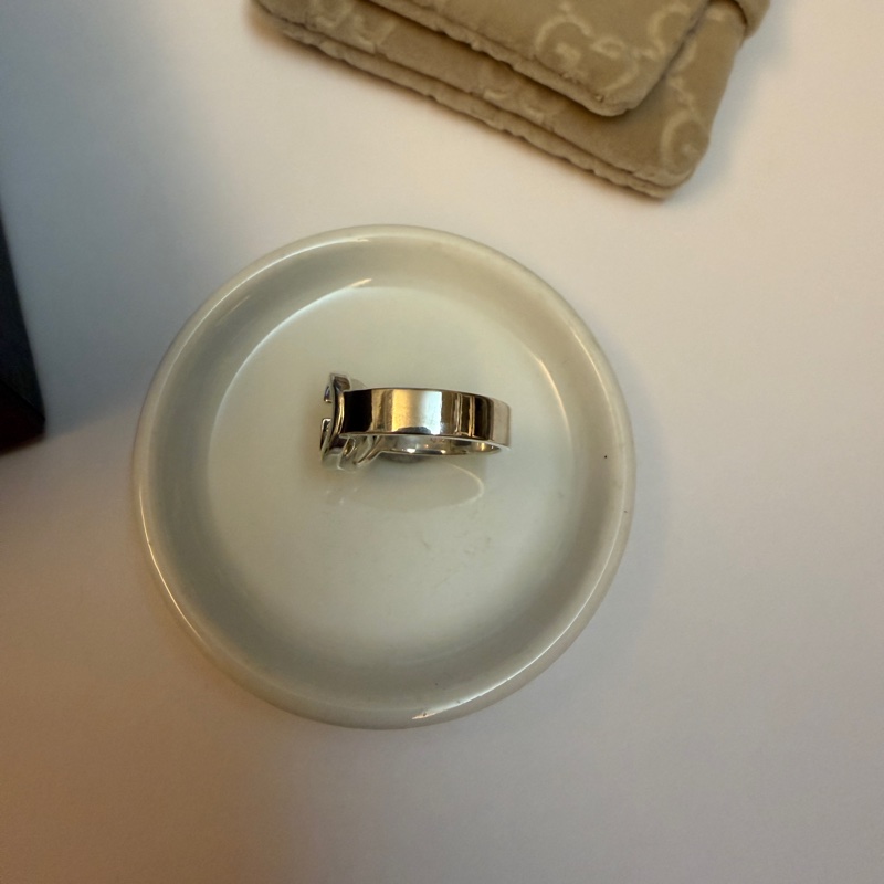 Gucci 經典雙G戒指-8