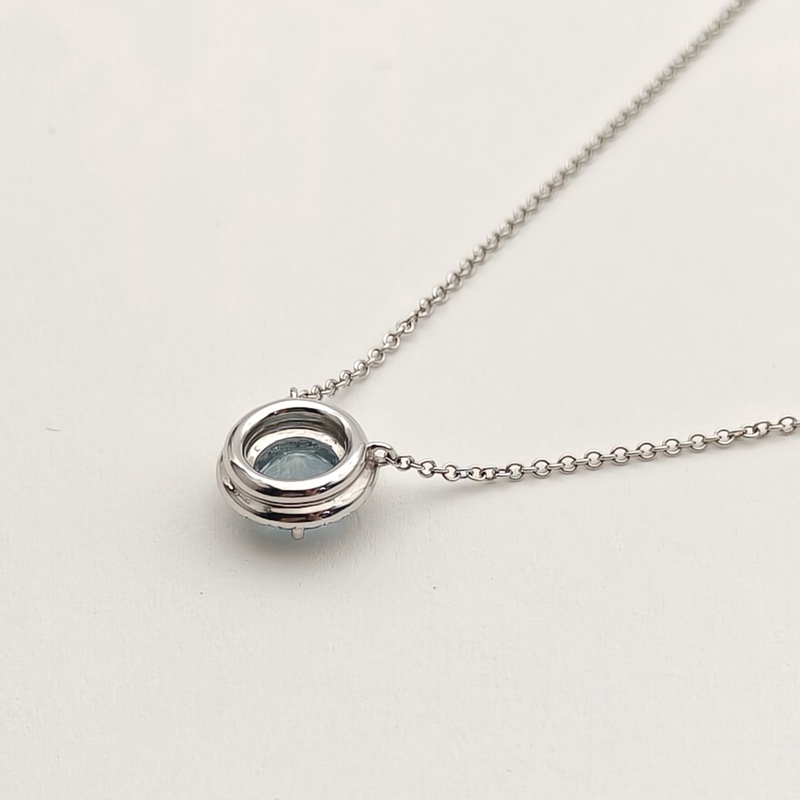 TIFFANY&CO 鑽石pt950Soleste系列鉑金項鏈-2