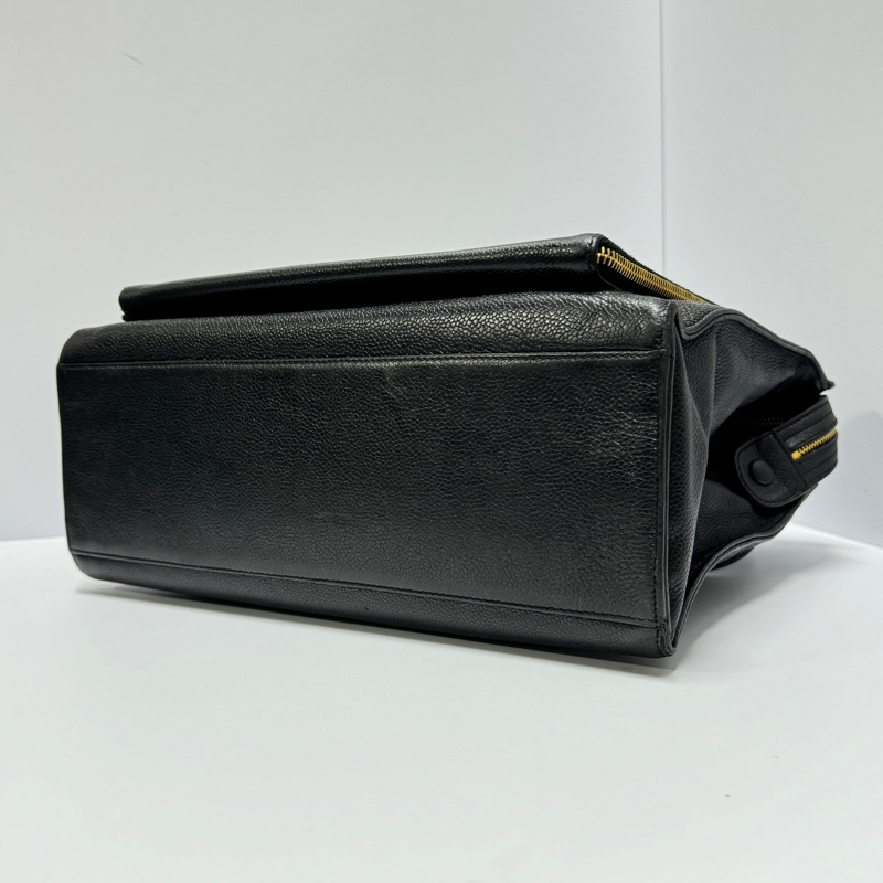 【極新CHANEL🎁】 Chanel 黑金荔枝牛皮 肩背托特包 （專櫃265,000）-8