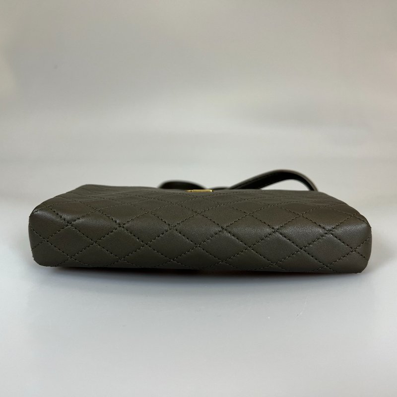 YSL 733667 墨綠GABY 金鍊包MINI-4