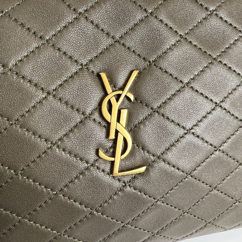 YSL 733667 墨綠GABY 金鍊包MINI-6