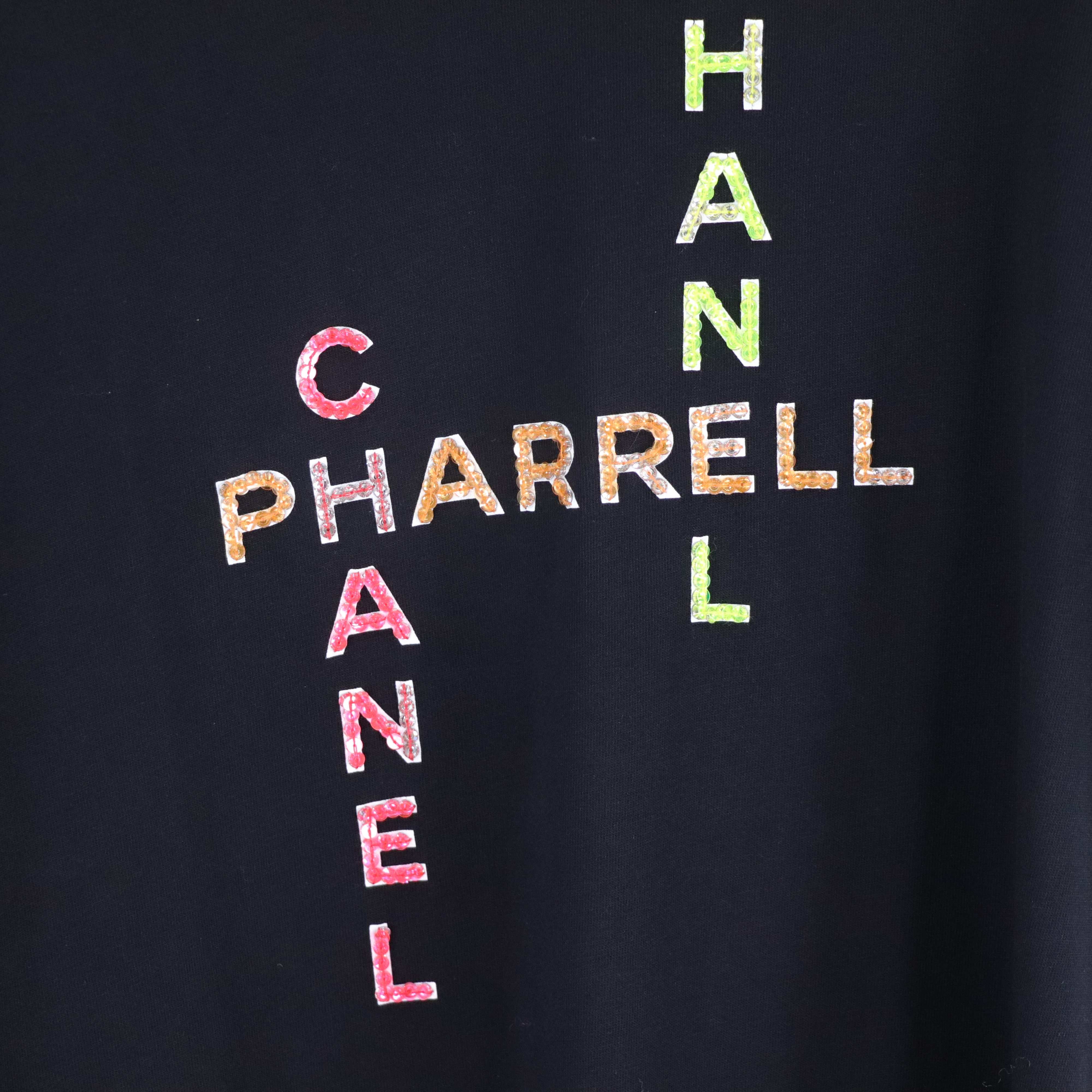 Chanel 香奈兒 Pharrell Williams 聯名 黑色短袖上衣-2