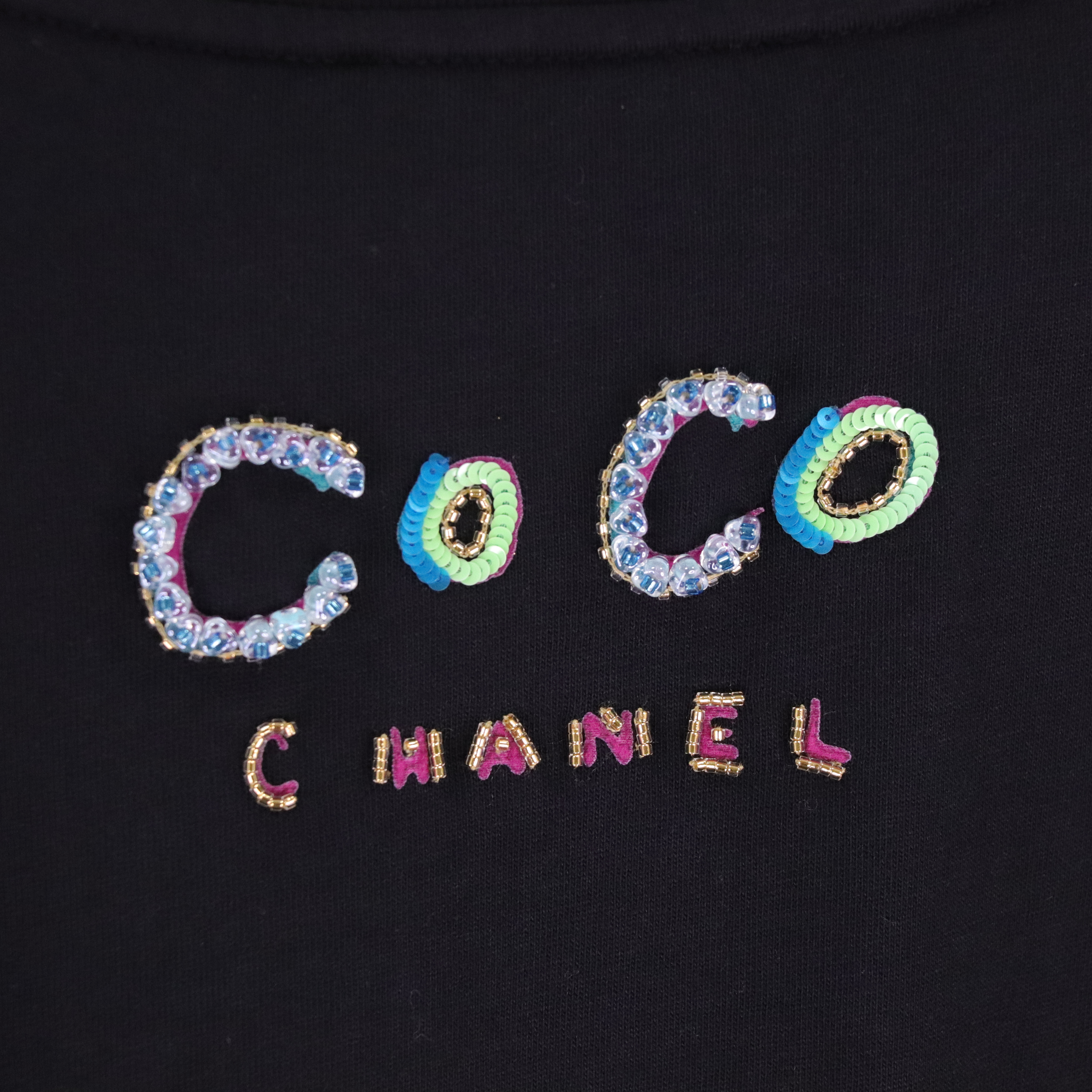 Chanel 香奈兒 Pharrell Williams 聯名 黑色短袖上衣-3