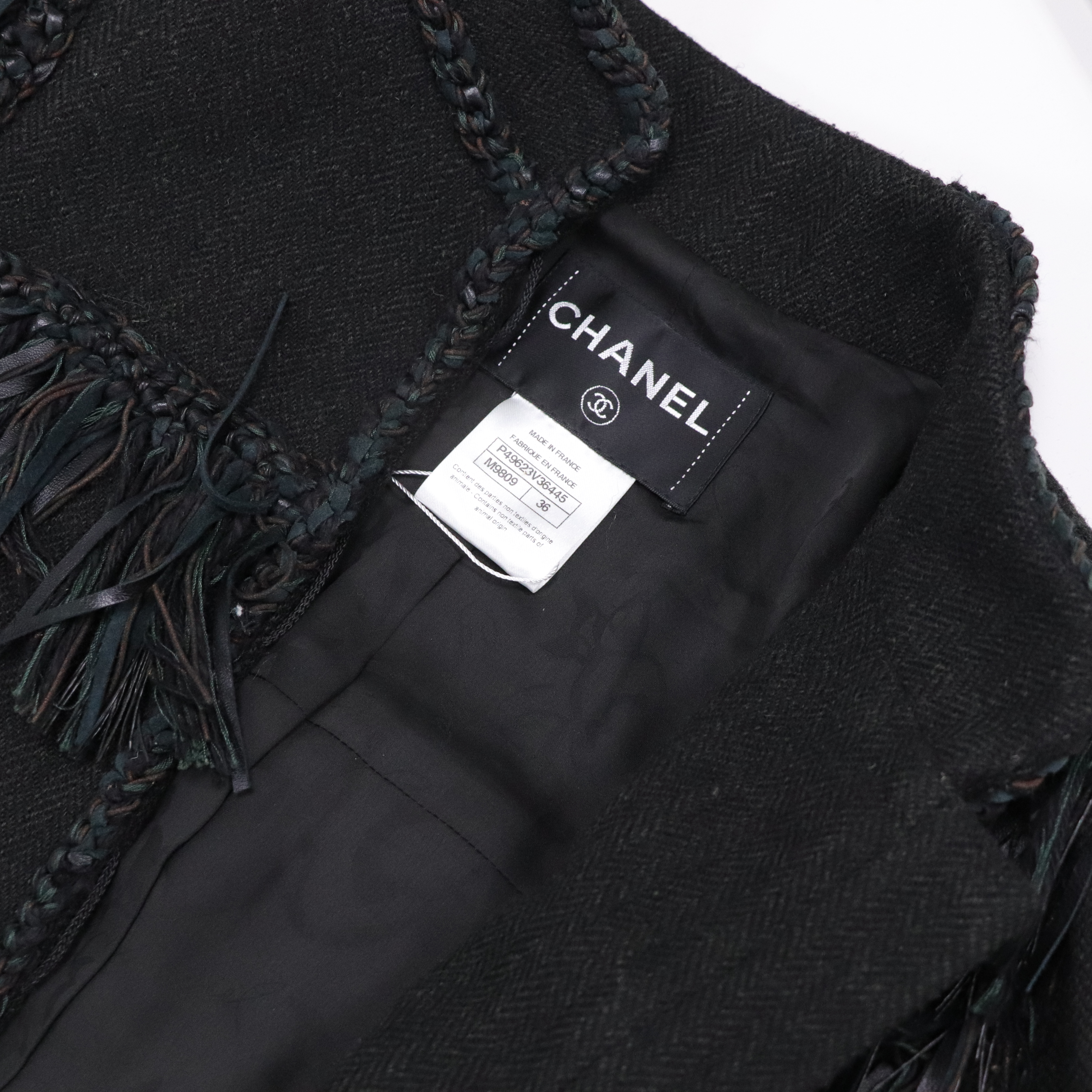 Chanel 香奈兒 流蘇 羊毛 夾克-8